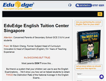 Tablet Screenshot of eduedge-tuition.com